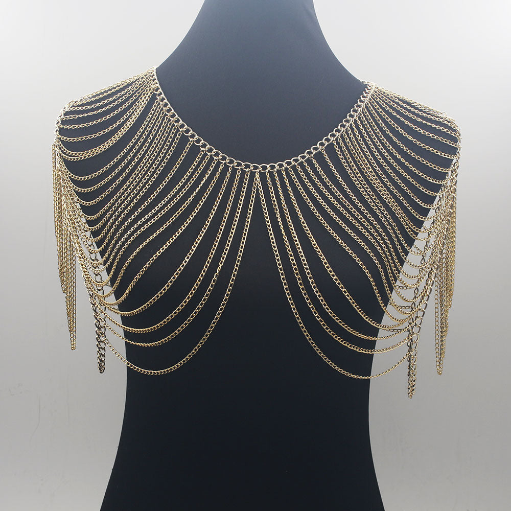 Multi Layer Women'S Shoulder Chain Women'S Beach Bikini