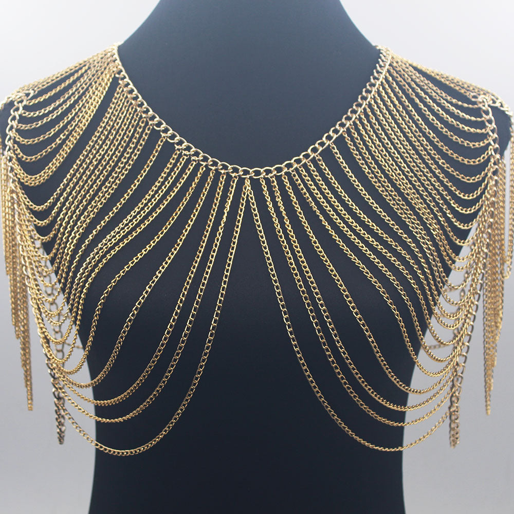 Multi Layer Women'S Shoulder Chain Women'S Beach Bikini