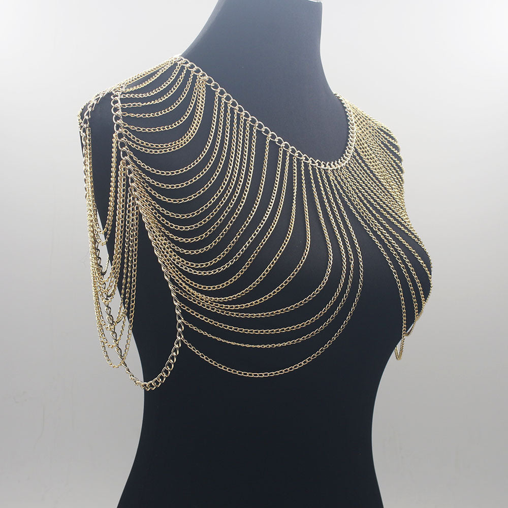 Multi Layer Women'S Shoulder Chain Women'S Beach Bikini