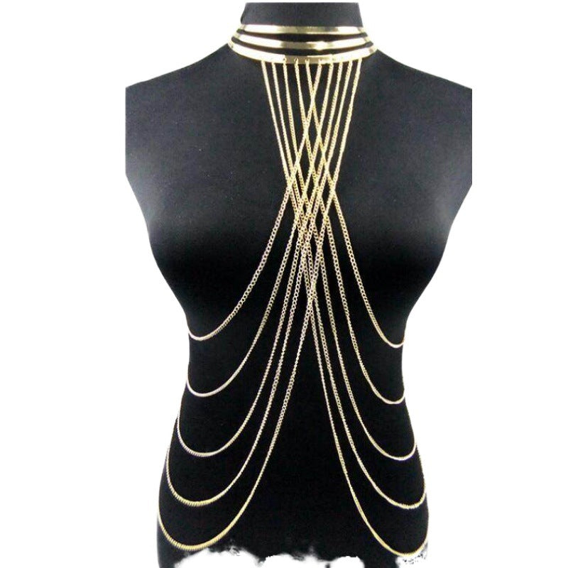 Aliexpress Jewelry Body Chain Gold Large Hoop Necklace