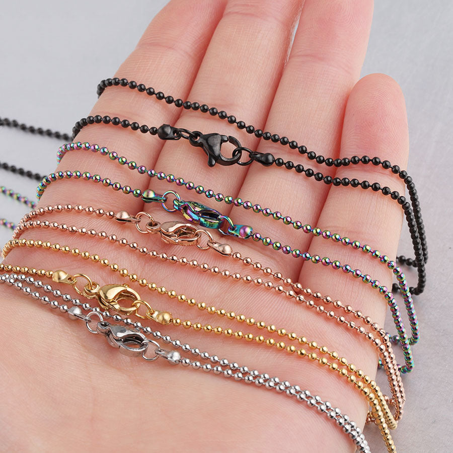 Direct Stainless Steel Ball Ball Chain Wave Baby
