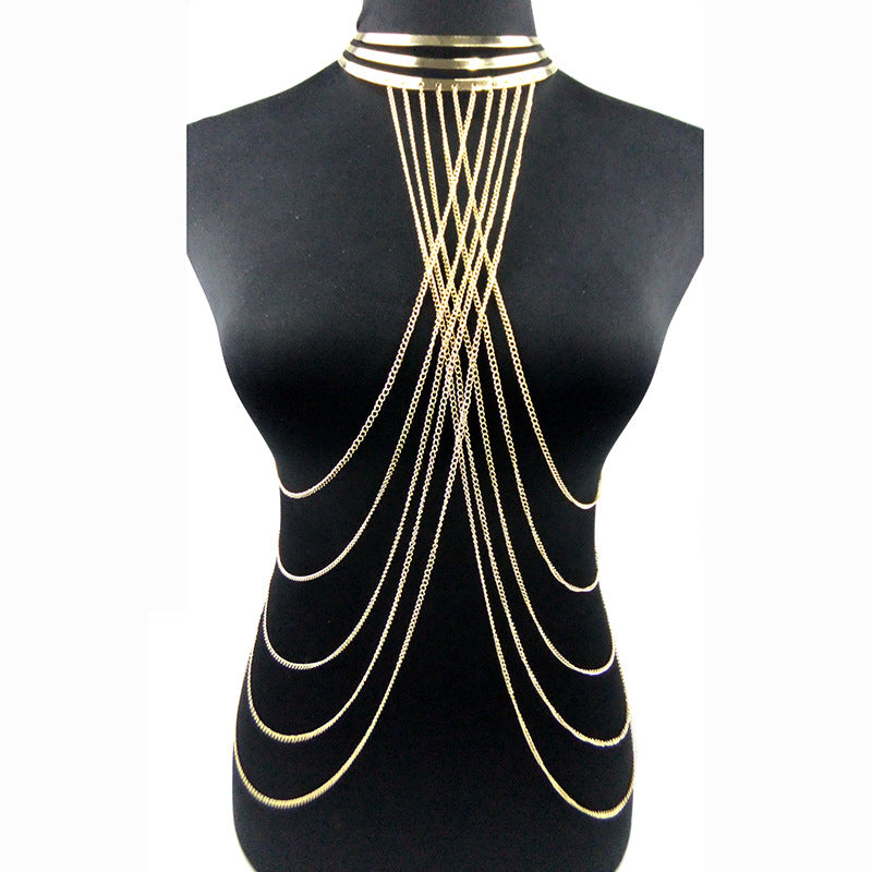 Aliexpress Jewelry Body Chain Gold Large Hoop Necklace