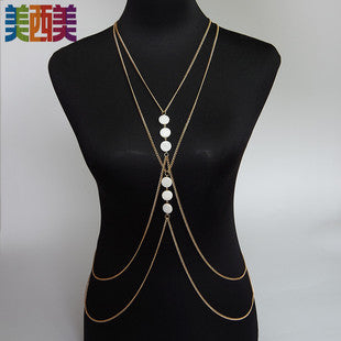 Body Chain Jewelry Simple Chain Multi Layer Shoulder