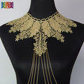 Meiximei Body Chain Jewelry Gold Lace Personalized Necklace