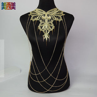 Aliexpress Jewelry Body Chain Gold Large Hoop Necklace