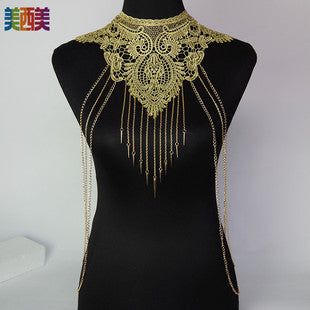 Aliexpress Supply Jewelry Exaggerated Stylish Body Chain Tassel