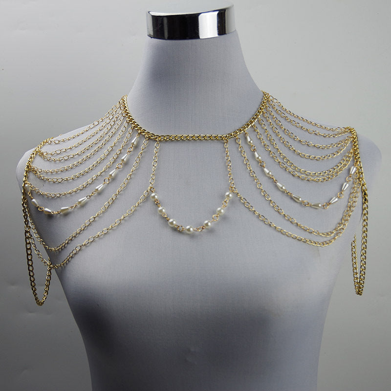 Body Chain Jewelry Simple Chain Multi Layer Shoulder