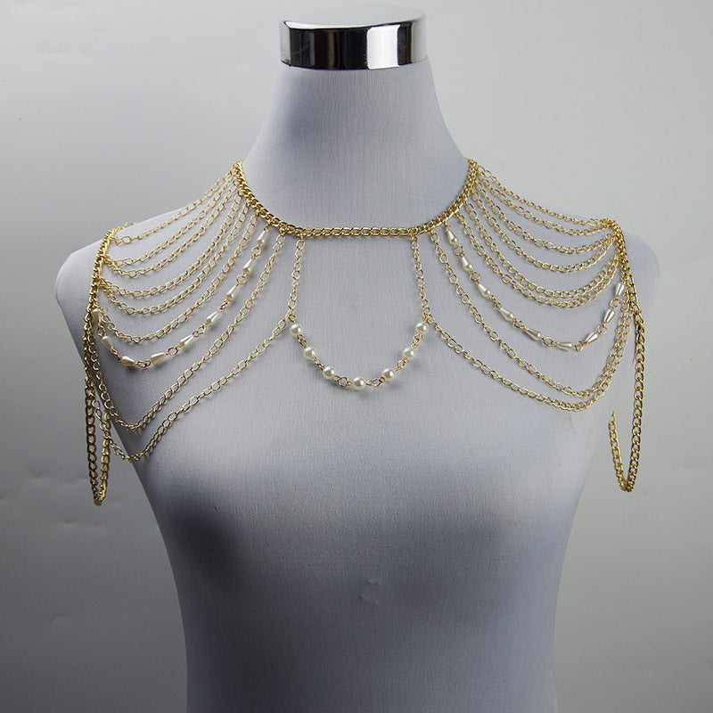 Body Chain Jewelry Simple Chain Multi Layer Shoulder