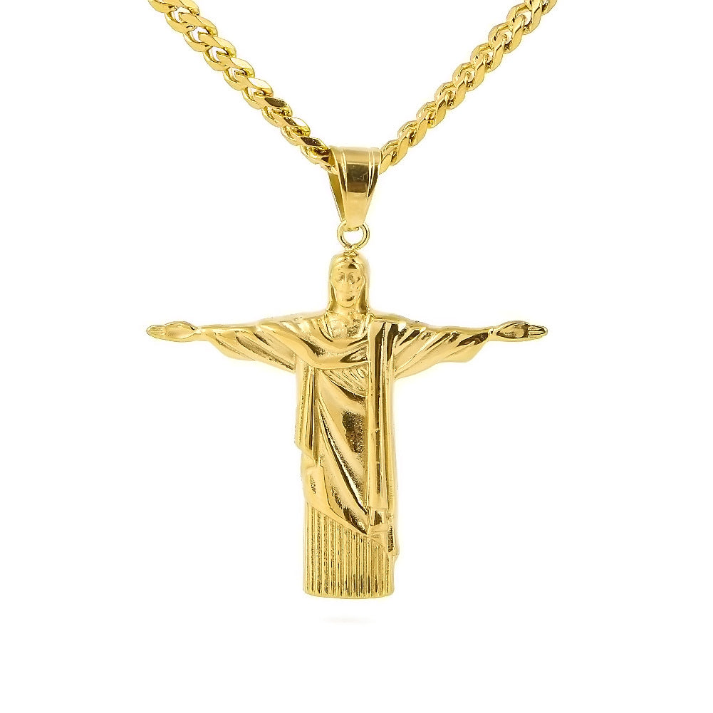 Stainless Steel Long Necklace Men'S Sweater Chain Personalized