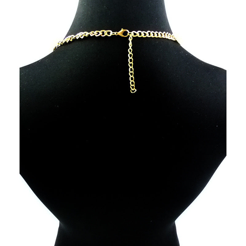 Metal Diamond Long Body Chain Necklace Female Bikini