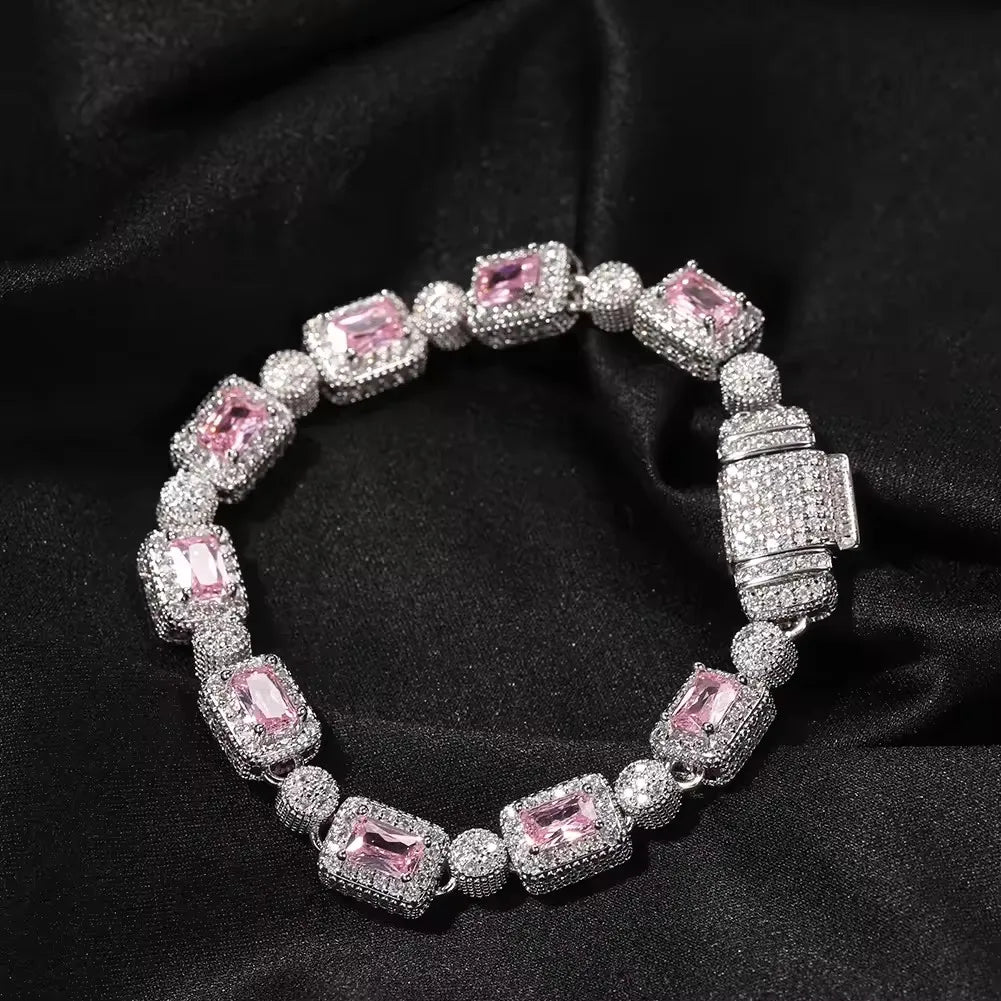 Uwin Hip Hop Femme Ice Cz Cubic Zirconia