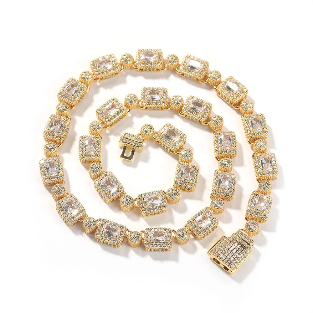 Uwin Hip Hop Femme Ice Cz Cubic Zirconia