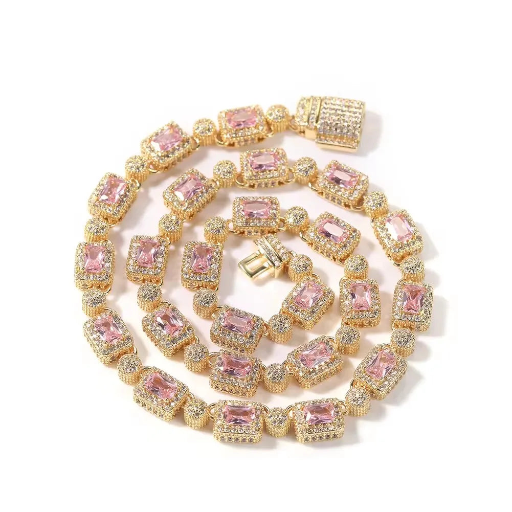 Uwin Hip Hop Femme Ice Cz Cubic Zirconia