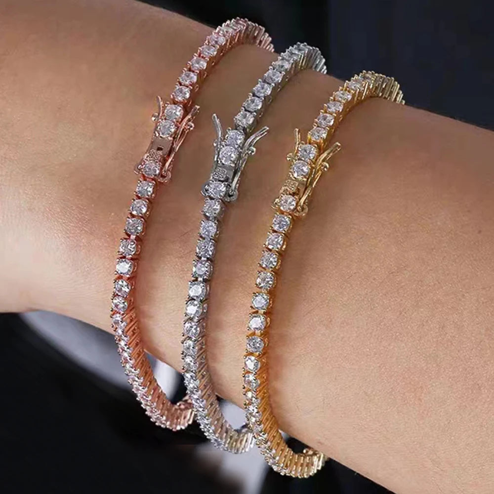 925 Sterling Silver Iced Out Gra Certified D