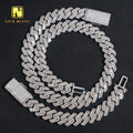 17Mm Cuban Link Chains Men Hip Hop Jewelry