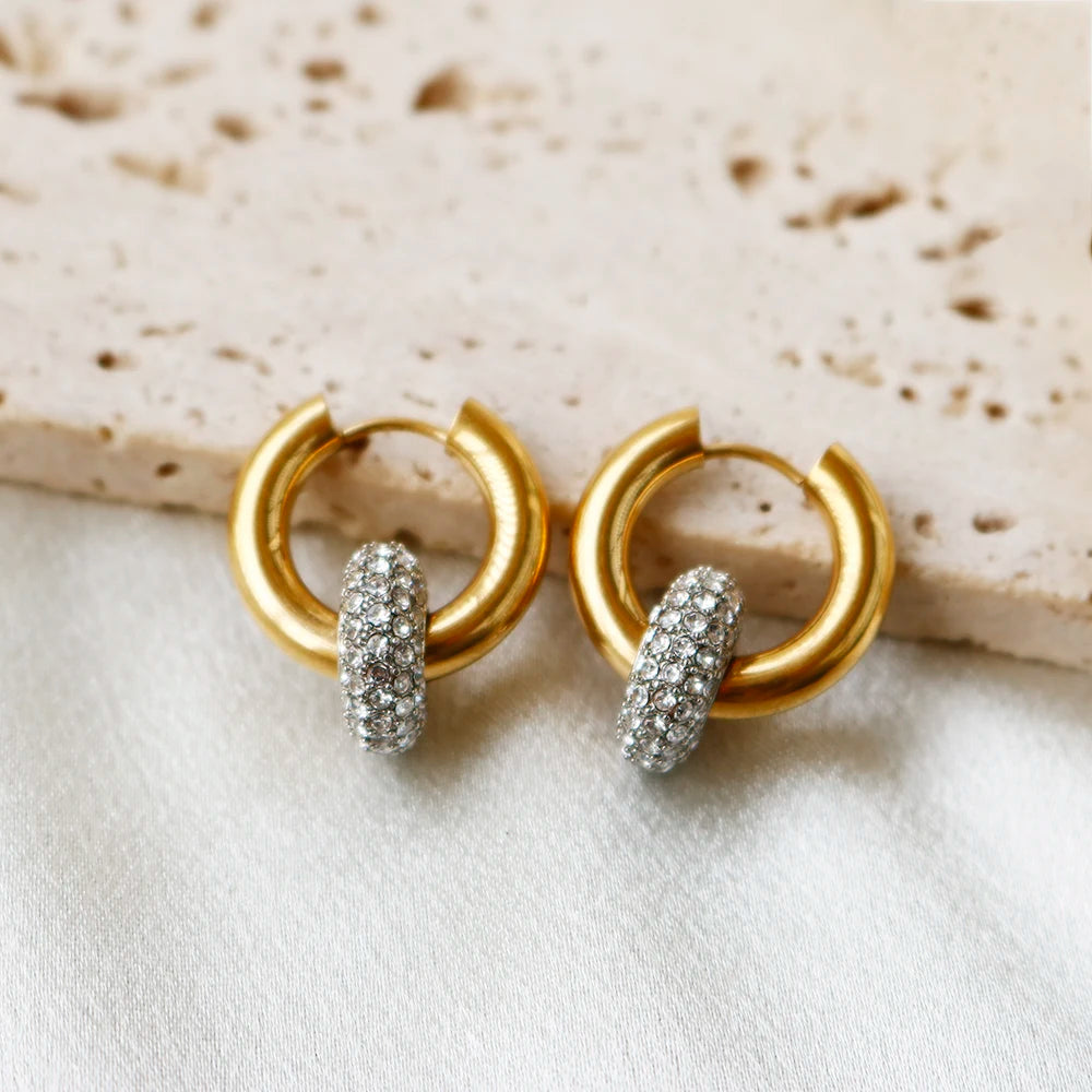 Trend Vintage 18K Gold Plated Stainless Steel Jewelry