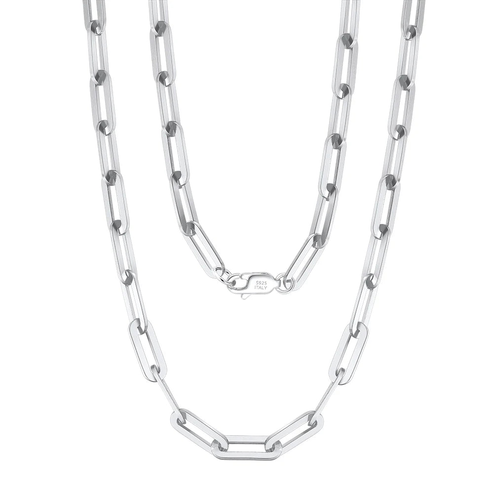 Sterling Silver Jewelry Link Chains 925 Custom Hiphop