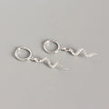 925 Sterling Silver Animal Long Snake Shape 18K