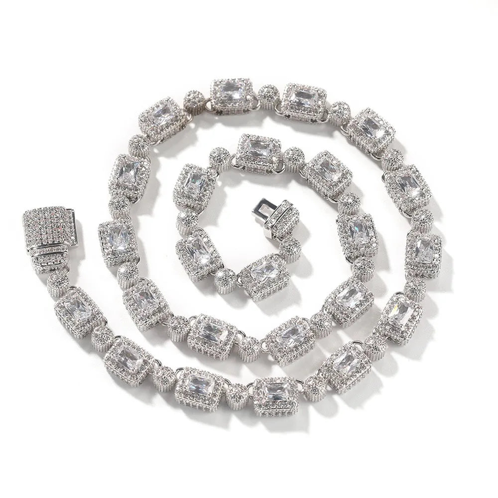 Uwin Hip Hop Femme Ice Cz Cubic Zirconia