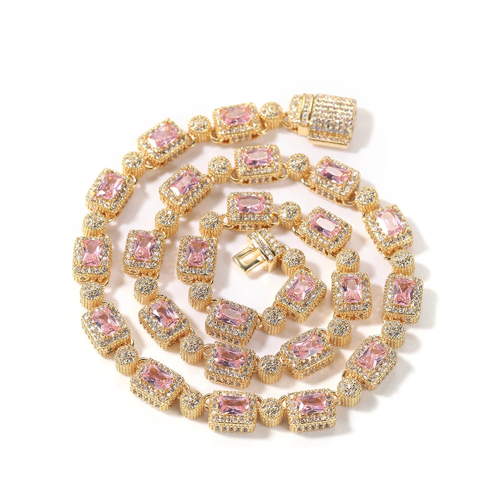 Uwin Hip Hop Femme Ice Cz Cubic Zirconia