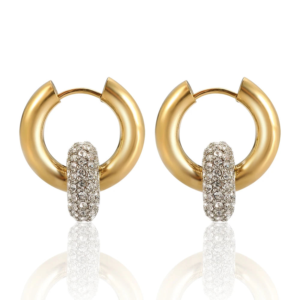 Trend Vintage 18K Gold Plated Stainless Steel Jewelry