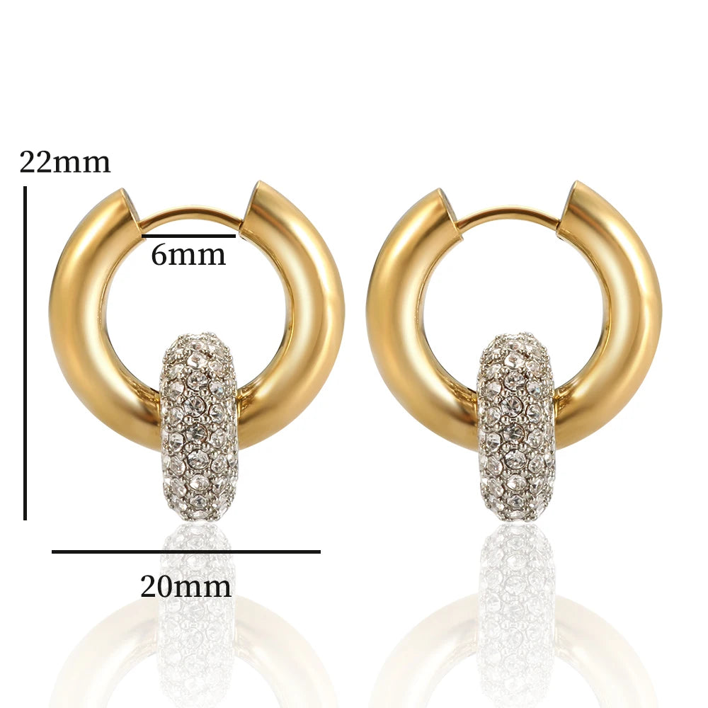 Trend Vintage 18K Gold Plated Stainless Steel Jewelry