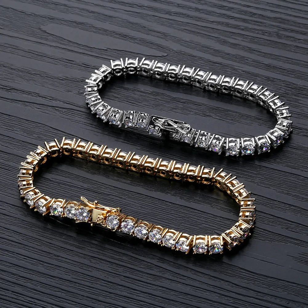 925 Sterling Silver Iced Out Gra Certified D
