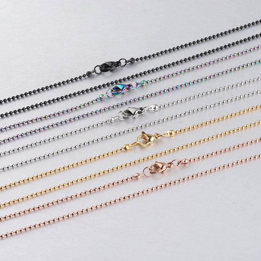 Direct Stainless Steel Ball Ball Chain Wave Baby