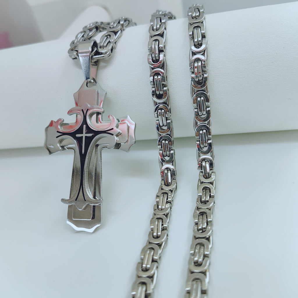 Direct Aliexpress Personality Stainless Steel Men'S Pendant Necklace