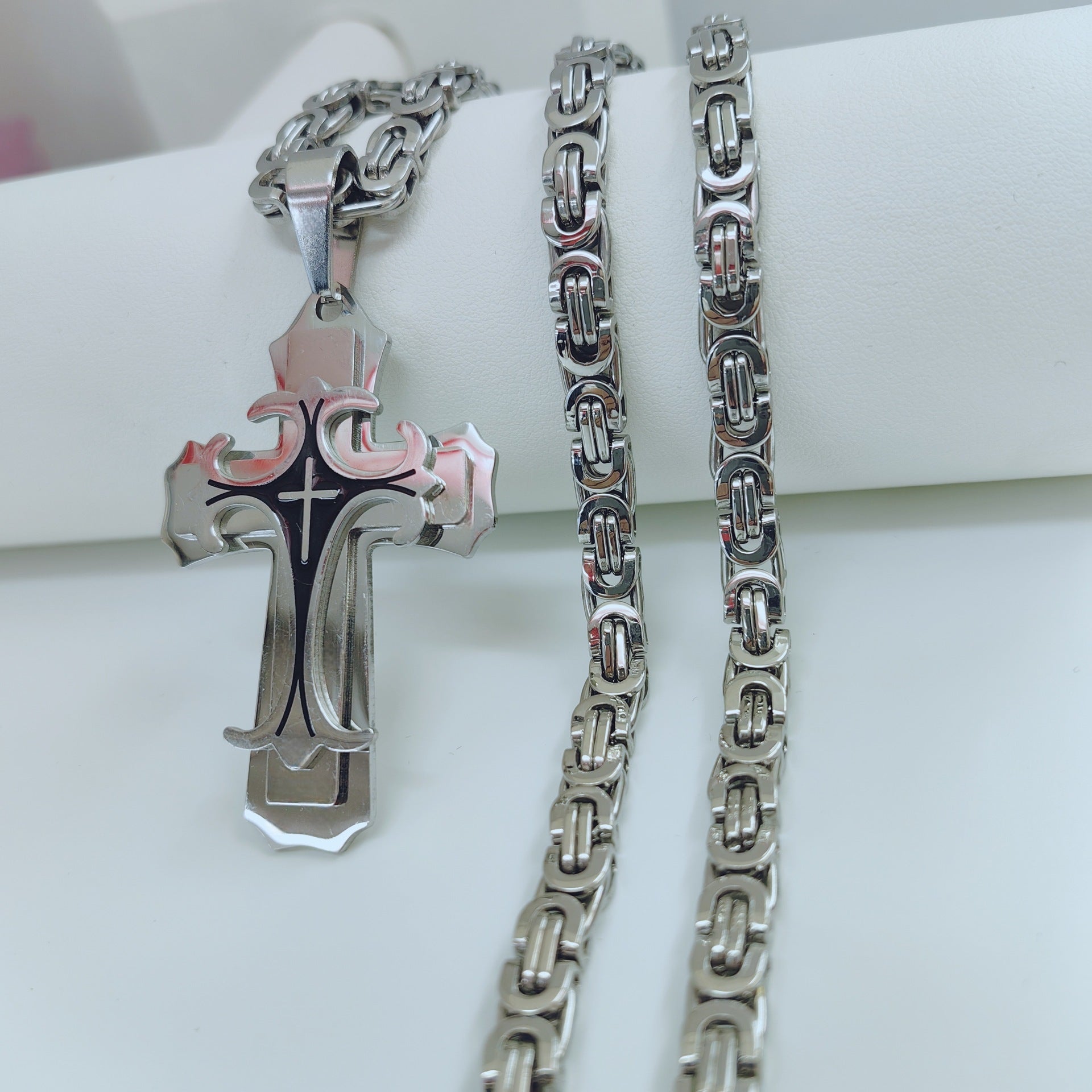 Direct Aliexpress Personality Stainless Steel Men'S Pendant Necklace