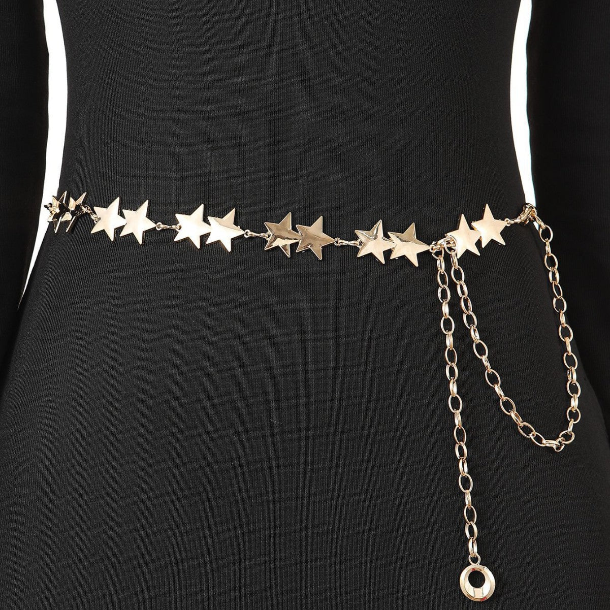 Retro Star Waist Chain Style Super Versatile With