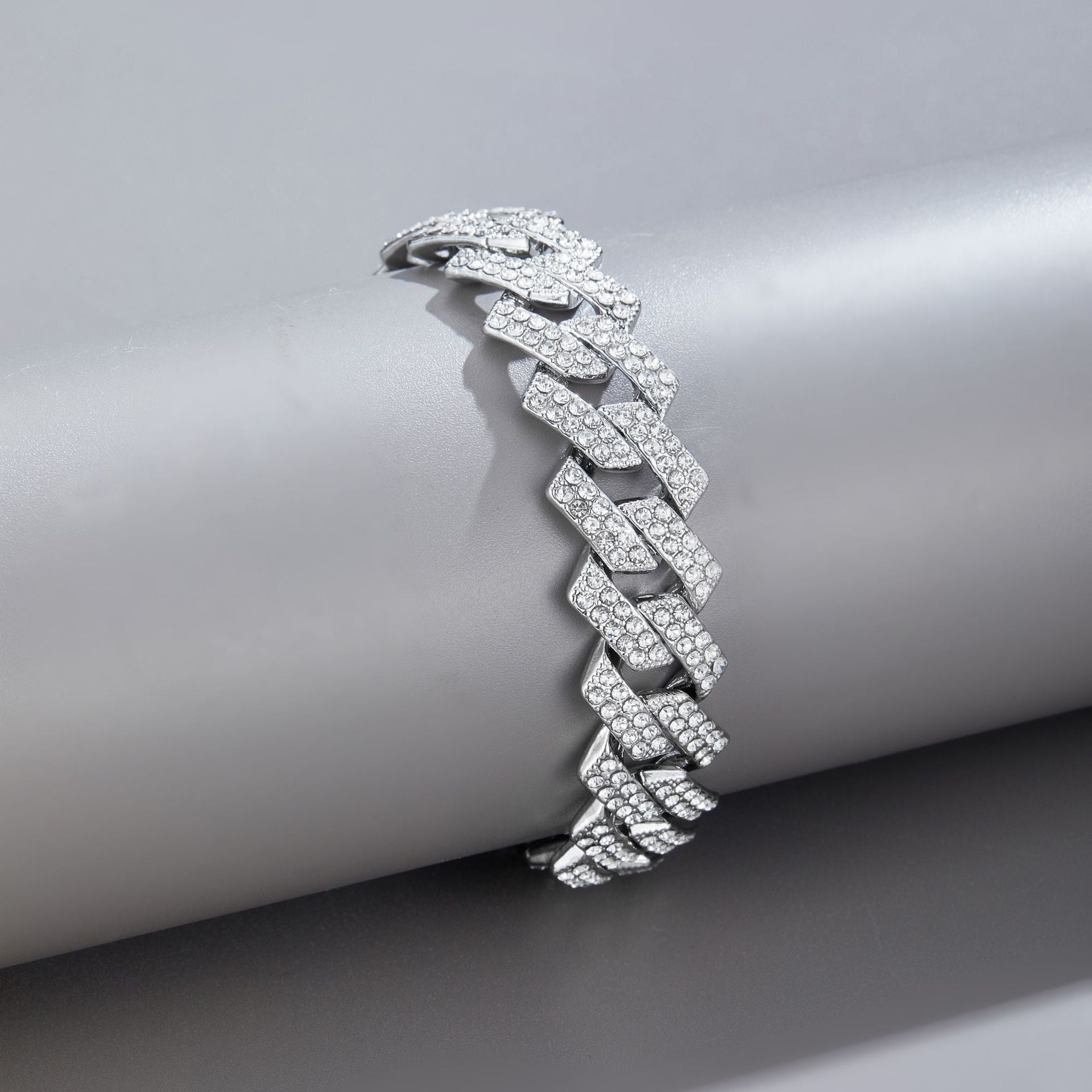 Hip Hop Bar Cuban Chain 15Mm Fashionable Alloy