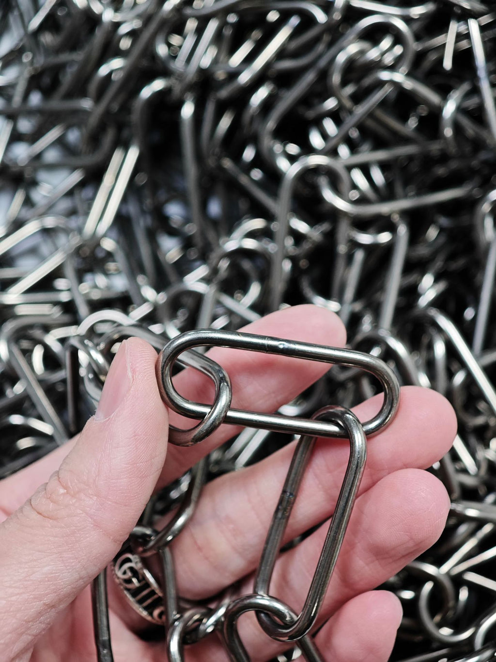 Pure Titanium Welded Joint Industrial Chain Corrosion Resistant