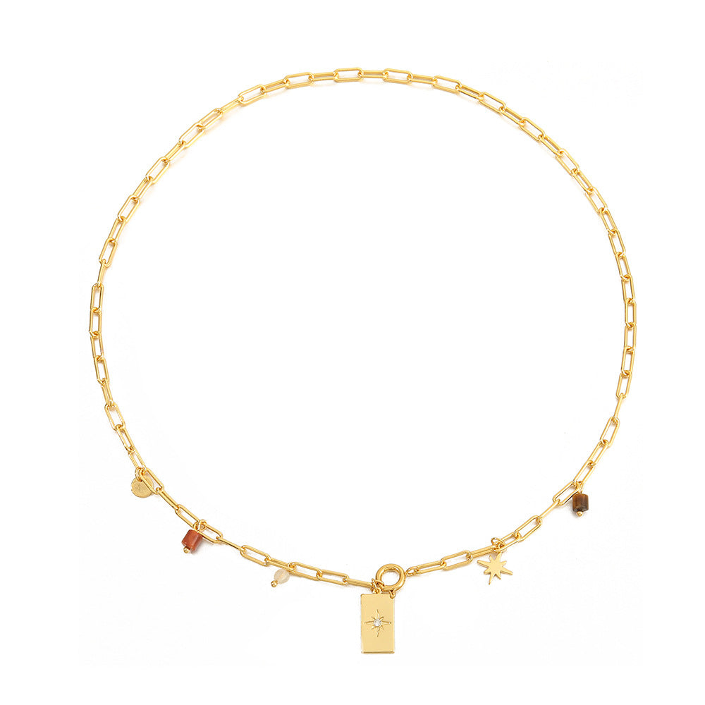 Lishan Versatile Bowknot Titanium Steel Metal Chain Series