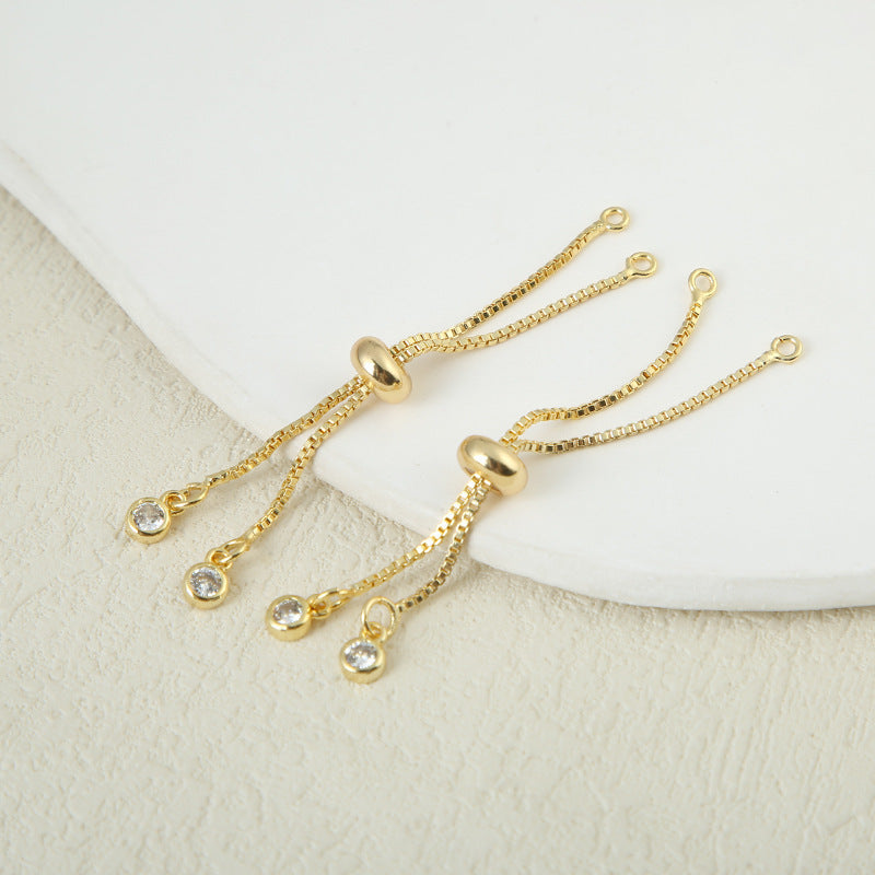 18K Color Preserving Real Gold Silicone Copper Zipper