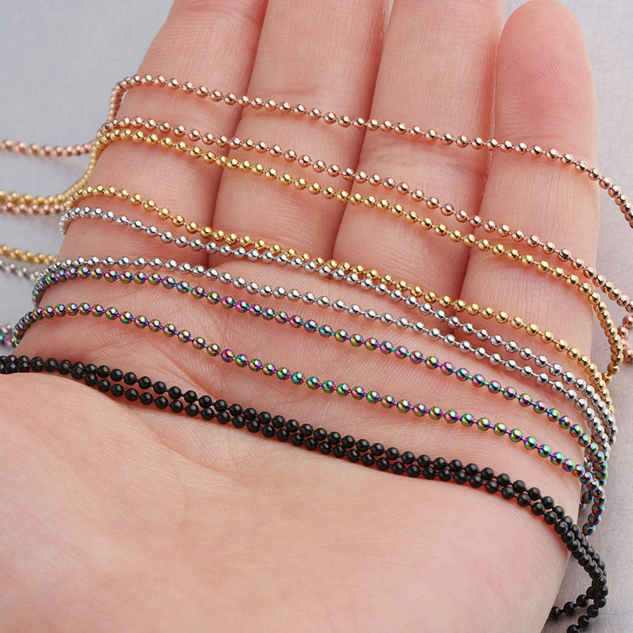 Direct Stainless Steel Ball Ball Chain Wave Baby