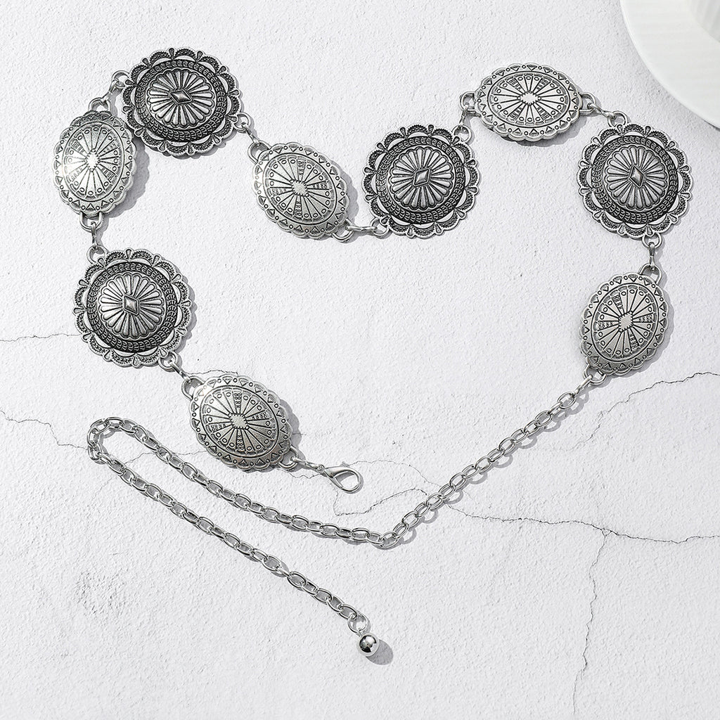 High End Metal Waist Chain Retro Bohemian Style
