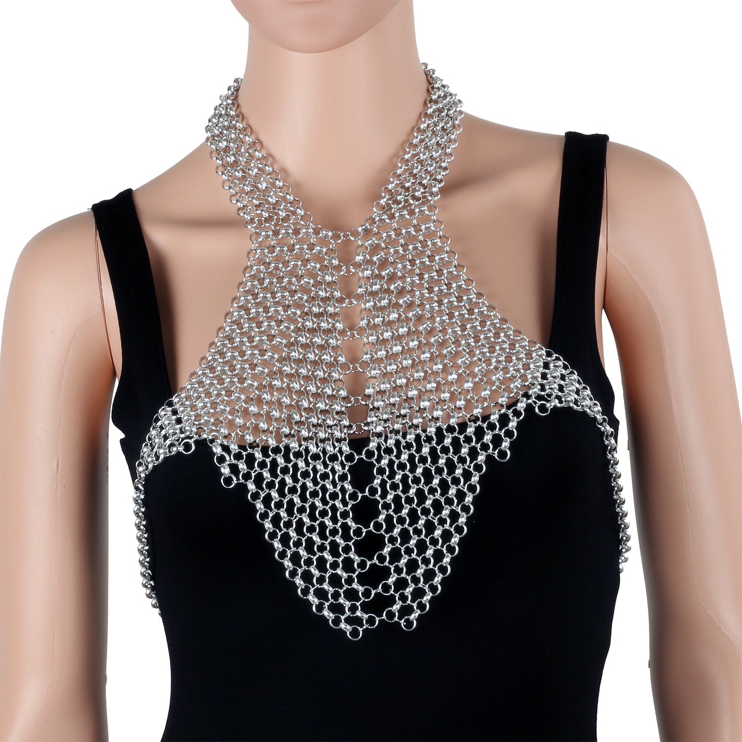 Silver Carnival Chest Chain Street Style Personalized Brooch