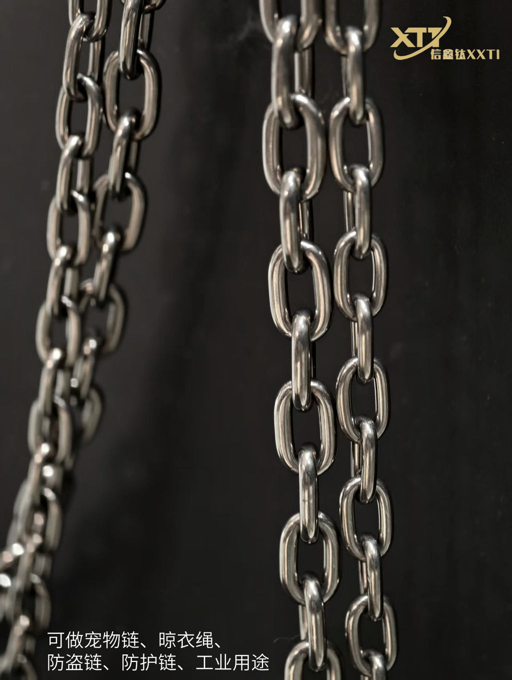 Pure Titanium Welded Joint Industrial Chain Corrosion Resistant
