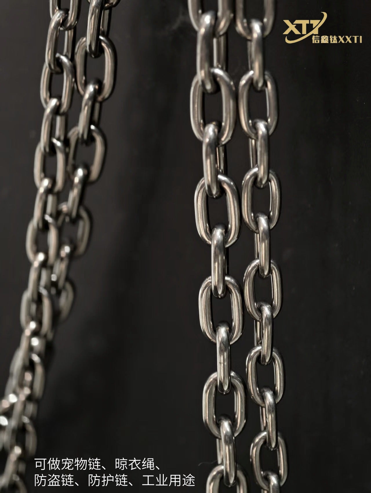 Pure Titanium Welded Joint Industrial Chain Corrosion Resistant