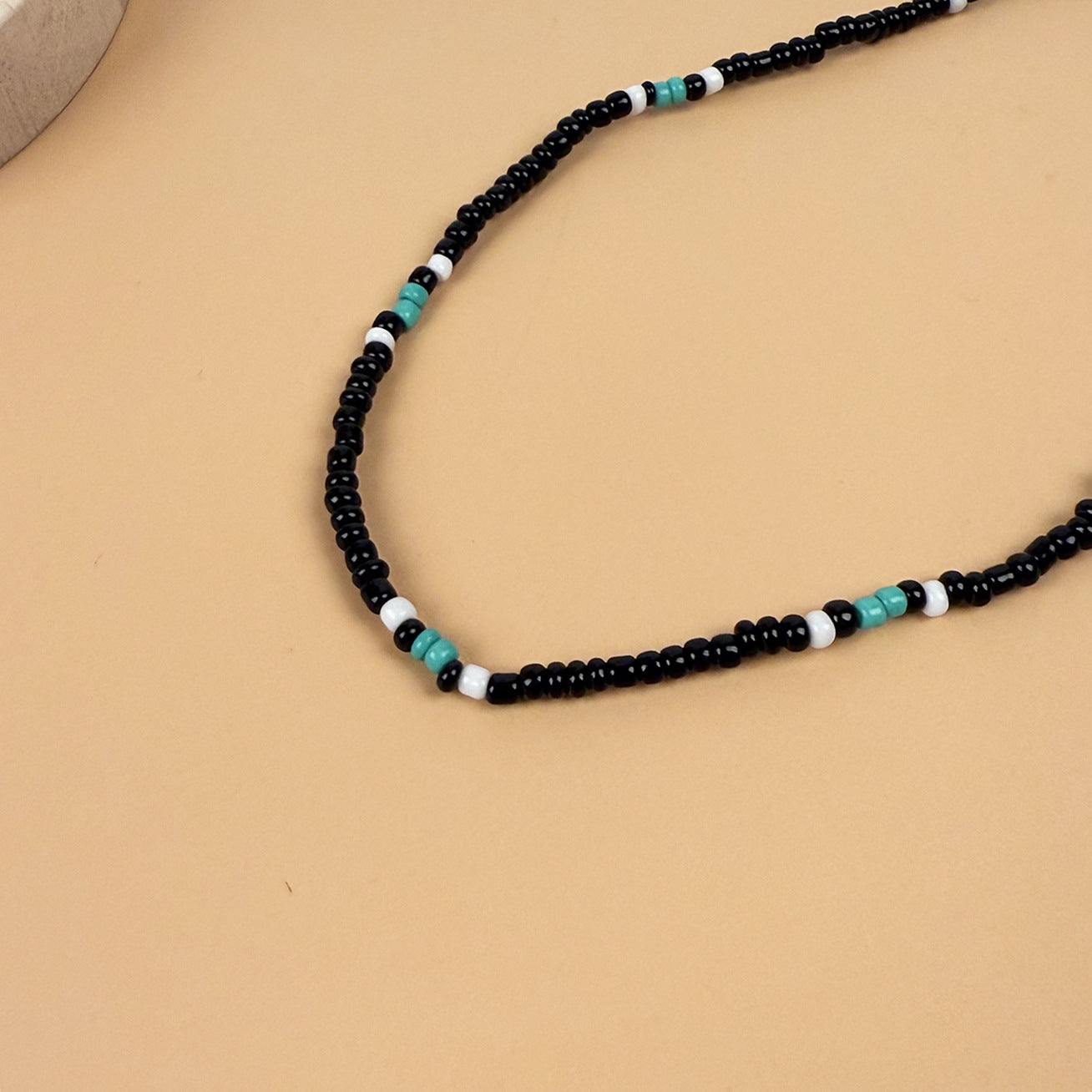 Jewelry Personalized Mixed Colorful Rice Bead Clavicle Necklace