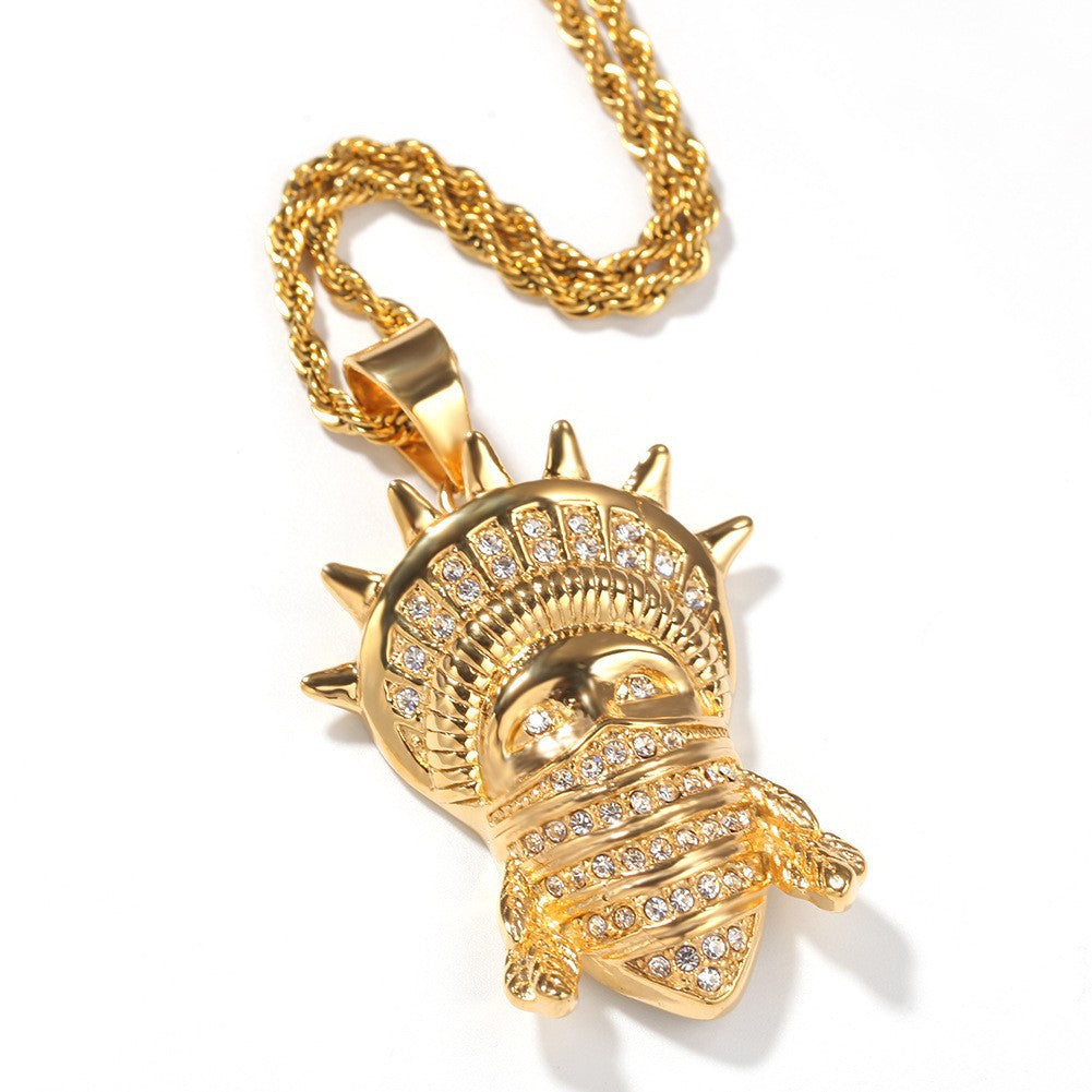 Hip Hop Stainless Steel Pendant Necklace Punk Rock