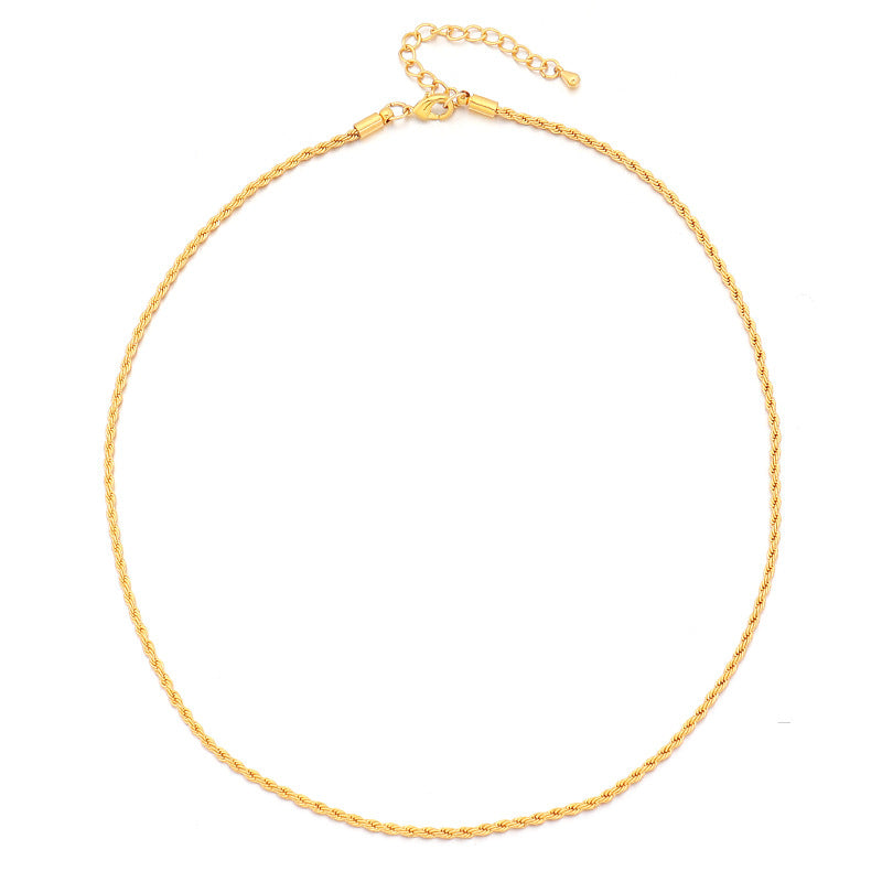Lishan Versatile Bowknot Titanium Steel Metal Chain Series