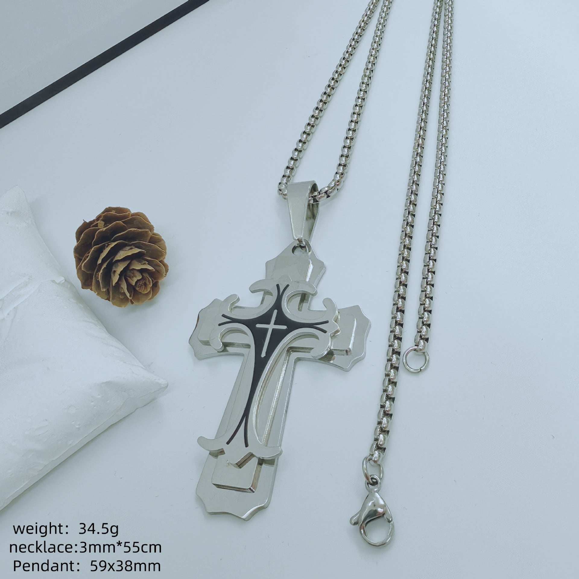 Direct Aliexpress Personality Stainless Steel Men'S Pendant Necklace