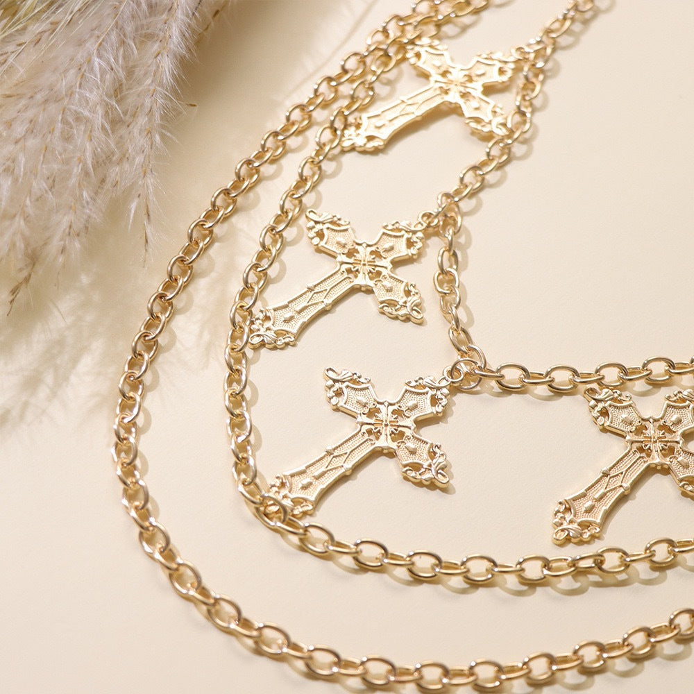 Punk Cool Cross Pendant Pants Chain Hip Hop