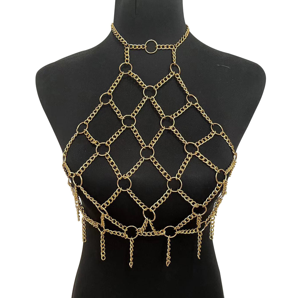 Bamboo Such As Clothing Nightclub Metal Ring Neck