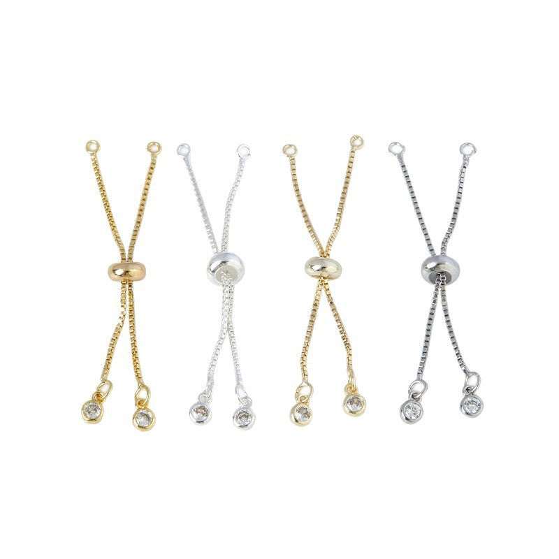 18K Color Preserving Real Gold Silicone Copper Zipper
