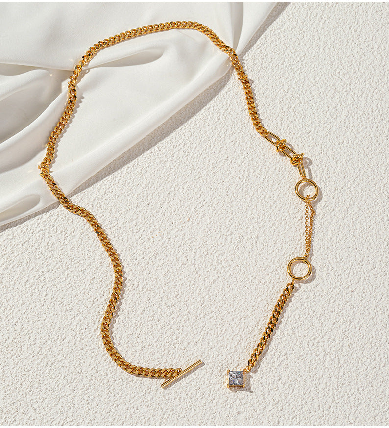 Lishan Versatile Bowknot Titanium Steel Metal Chain Series
