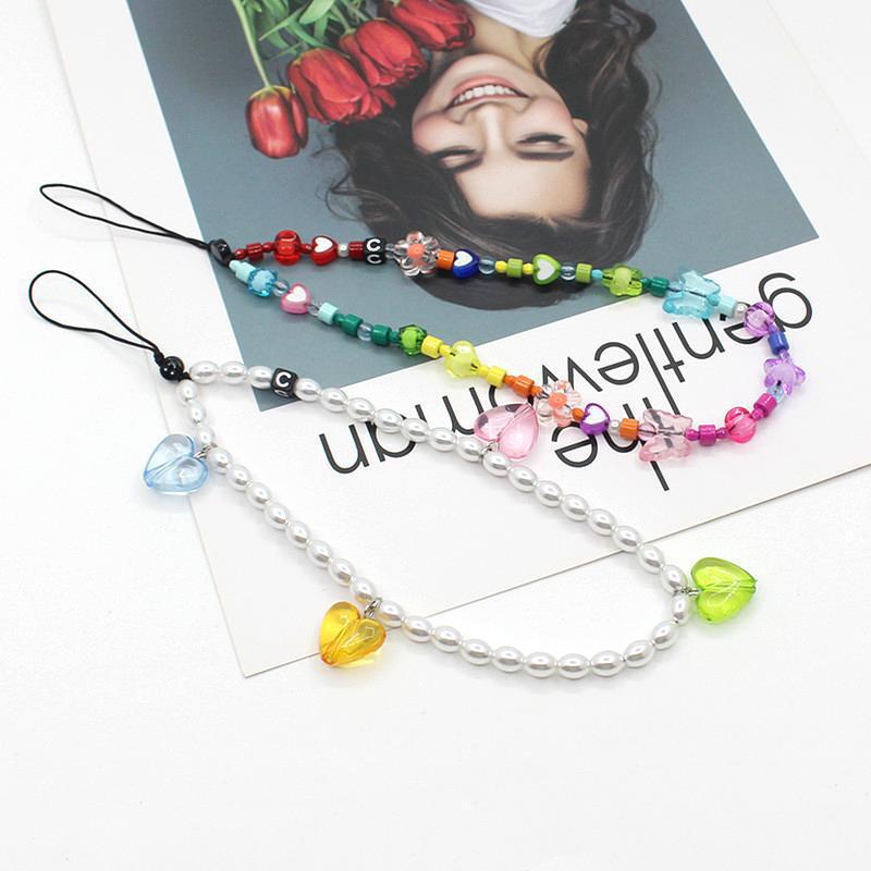 Online Popular Anti Lost Mobile Phone Chain Rainbow