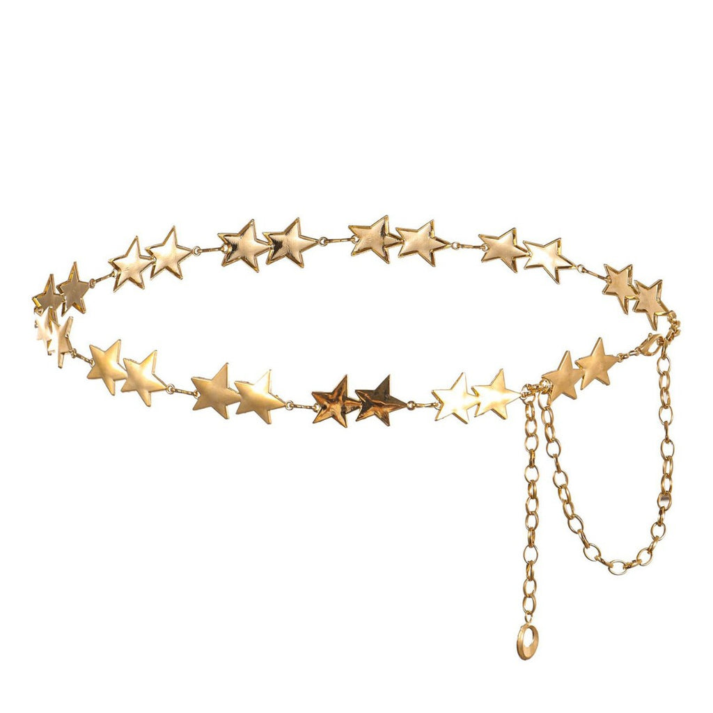 Retro Star Waist Chain Style Super Versatile With